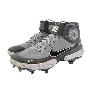 Nike Alpha Huarache 3 Men's Baseball Cleats‎ Mid Top Gray Sz 7.5
